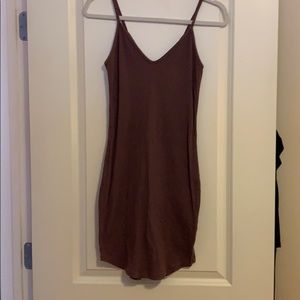 Express Form fitting ribbed dress